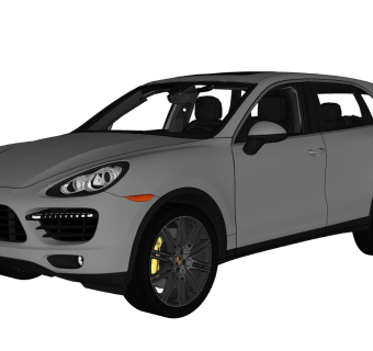 超精细汽车模型 保时捷卡宴porsche cayenne